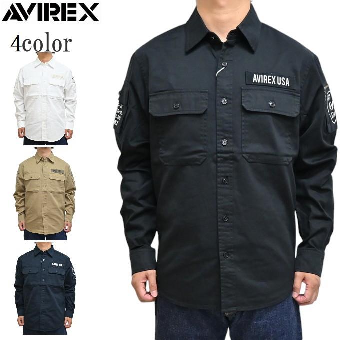 AVIREX（アヴィレックス） 783-4920001 長袖シャツ ベーシック