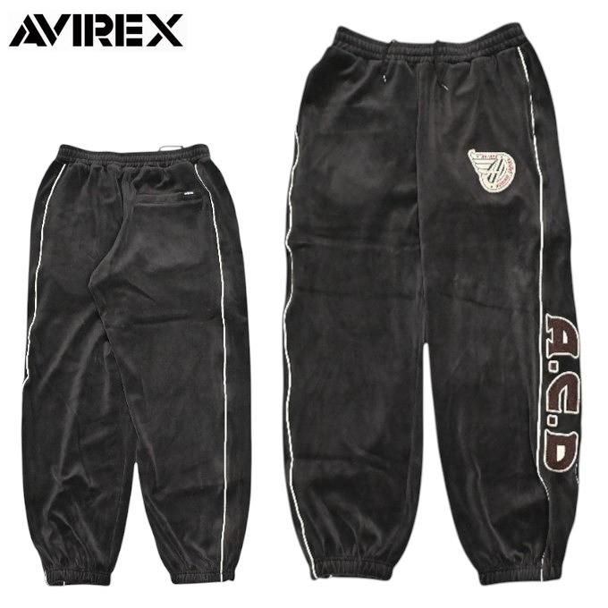AVIREX（アヴィレックス） 783-5210022 A.C.D ベロア パンツ ブラック