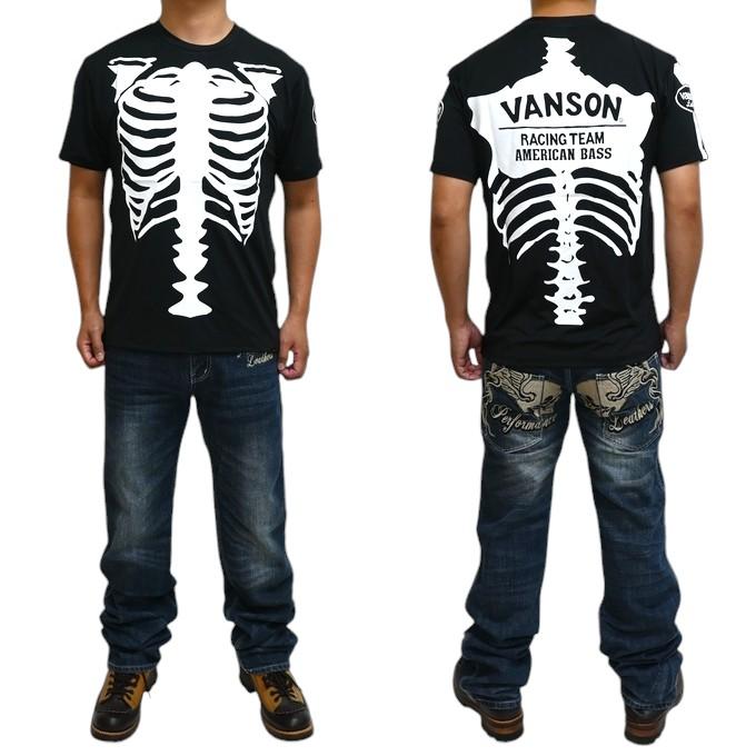 VANSON（バンソン） 当店別注 VANSON ABV-2402 ドライ 半袖 Tシャツ