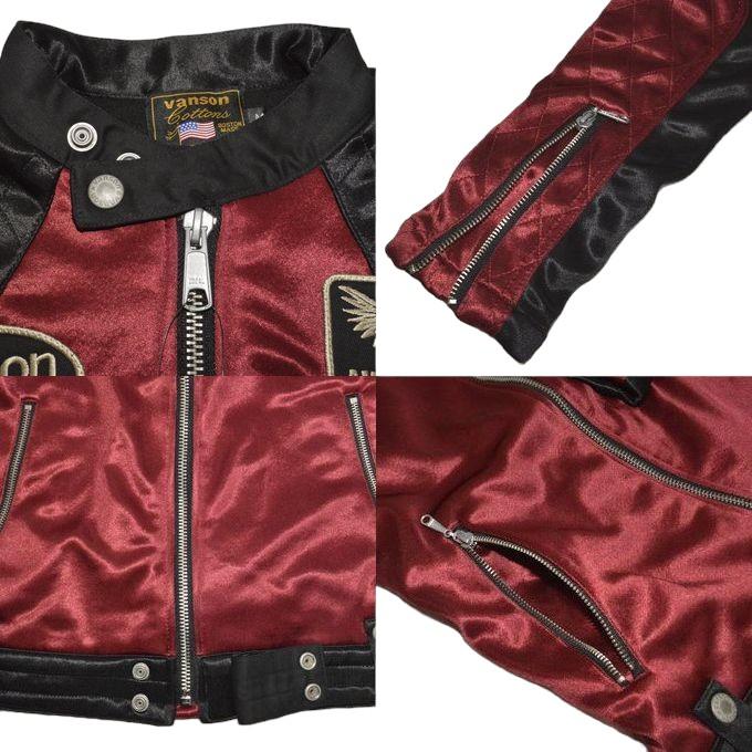 VANSON 当店別注 バンソン ABV-307 ワイン色 ボンディング VANSON 当店別注 バンソン ABV-307 ワイン色 ボンディング