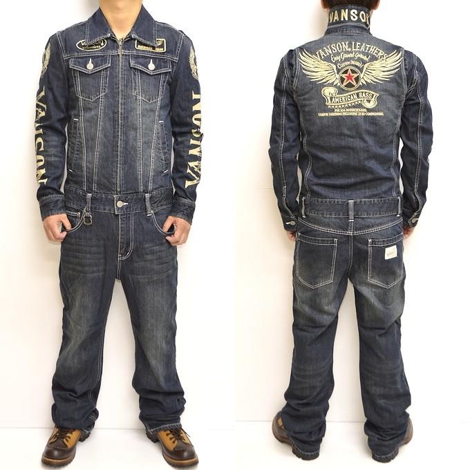 VANSON（バンソン） 当店別注 VANSON ABV-804 デニム オールインワン