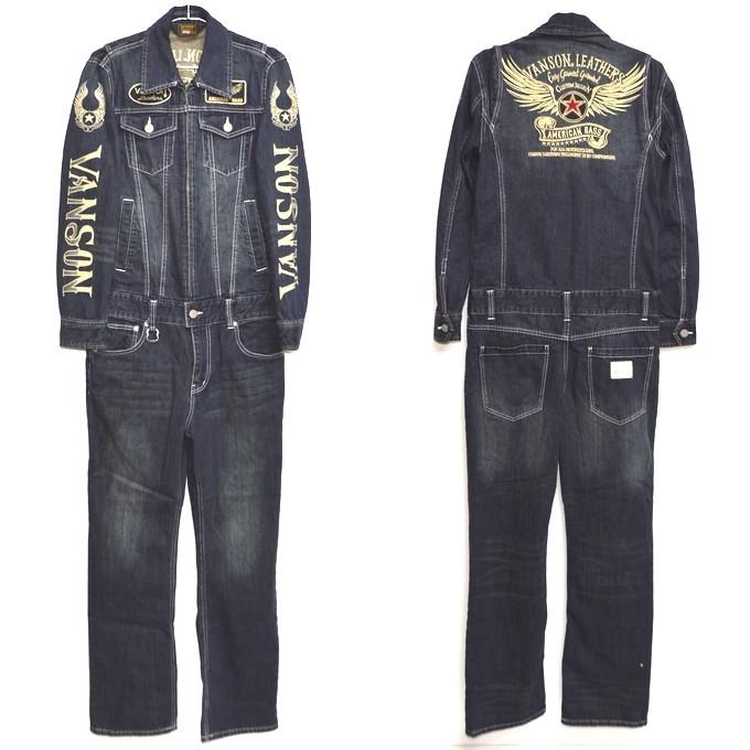 VANSON（バンソン） 当店別注 VANSON ABV-804 デニム オールインワン