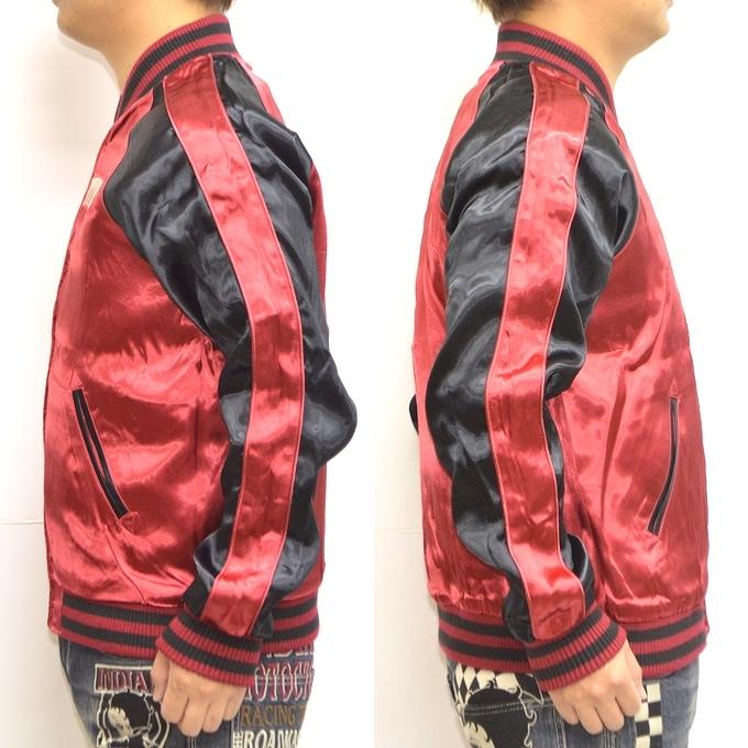 ブレイブマン ベティブープ BBB-2145 スカジャン デビルVer スーベニアジャケット リバーシブル BRAVE MAN BETTY BOOP アウター バイカー バイク メンズ 