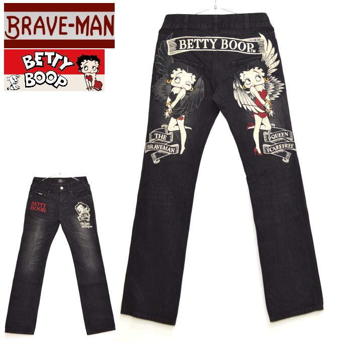 BETTY BOOP ブレイブマン ベティブープ BBB-2236 デニムパンツ BETTY BOOP ブレイブマン ベティブープ BBB-2236 デニムパンツ