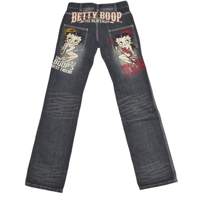 BETTY BOOP ブレイブマン ベティブープ BBB-2348 デニムパンツ BETTY BOOP ブレイブマン ベティブープ BBB-2348 デニムパンツ
