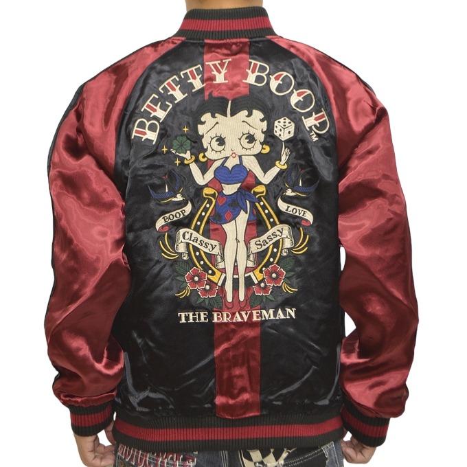 BETTY BOOP ブレイブマン ベティブープ BBB-2359 スカジャン MA BETTY BOOP ブレイブマン ベティブープ BBB-2359 スカジャン MA