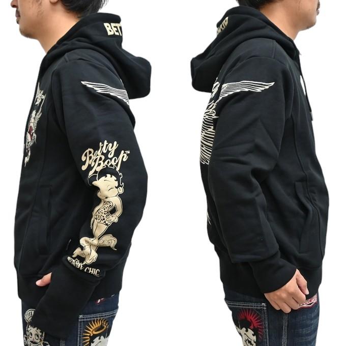 BETTY BOOP（ベティ ブープ） ブレイブマン BBB-2457 裏毛 ジップ