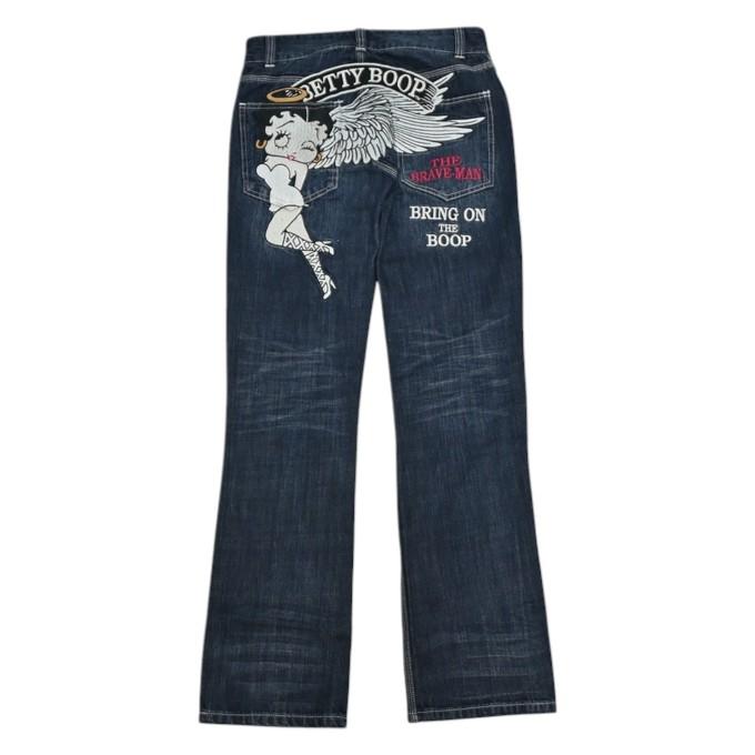 BETTY BOOP ブレイブマン ベティブープ BBB-2507 デニムパンツ BETTY BOOP ブレイブマン ベティブープ BBB-2507 デニムパンツ