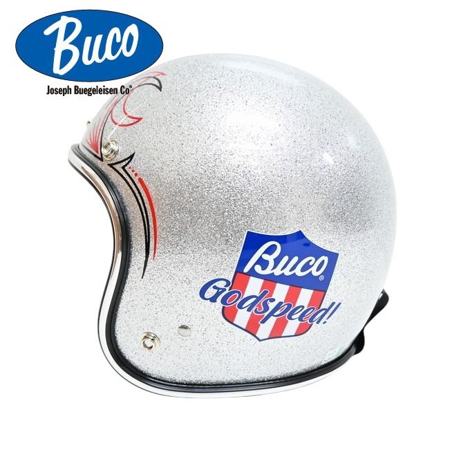 Buco ジェットヘルメット シルバー