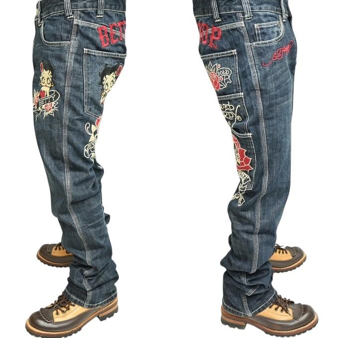 Ed Hardy（エド・ハーディー） ベティブープ BED-2604 デニムパンツ