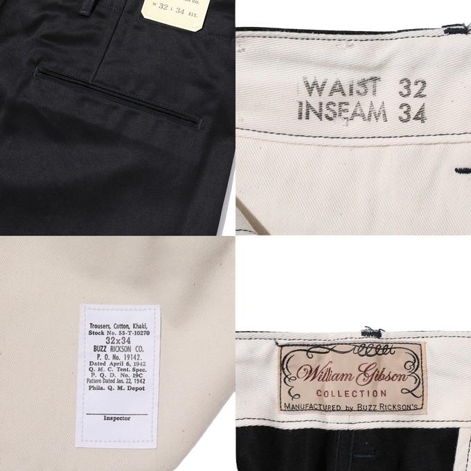 BUZZ RICKSON'S バズリクソンズ RICKSONS BR41860 Type BLACK CHINO