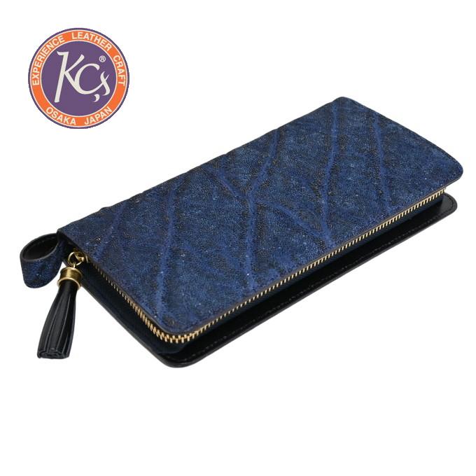 KC,s（ケイシイズ） 限定商品 ラウンドジップ ウォレット 姫路黒桟