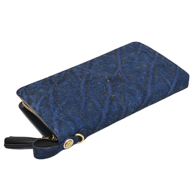 KC,s（ケイシイズ） 限定商品 ラウンドジップ ウォレット 姫路黒桟 