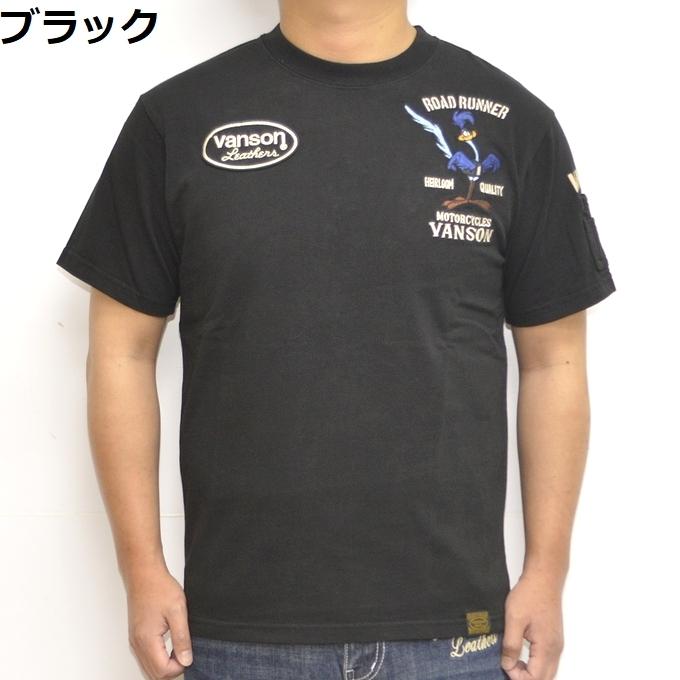 バンソン VANSON ルーニーテューンズ LTV-2108 半袖Tシャツ 天竺半袖TEE ロードランナー バイカー メンズ トップス｜americanbass｜05