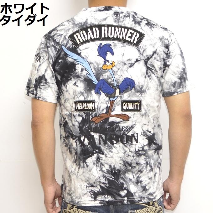 ＊VANSON×ルーニー・テューンズ 刺繍 半袖Tシャツ トップス M VANSON ルーニーテューンズ バンソン 半袖Tシャツ トゥイーティー