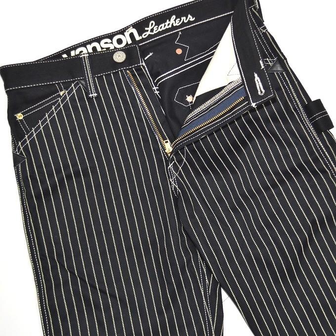 VANSON（バンソン） デニムペインターパンツ 日本製 NVBL-301