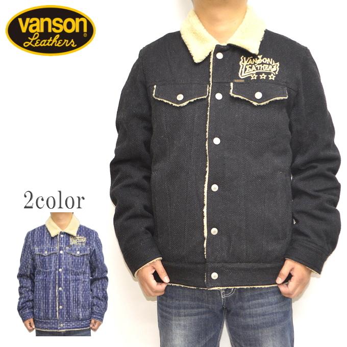 VANSON（バンソン） VANSON NVJK-2006 刺し子×ボアジャケット メンズ