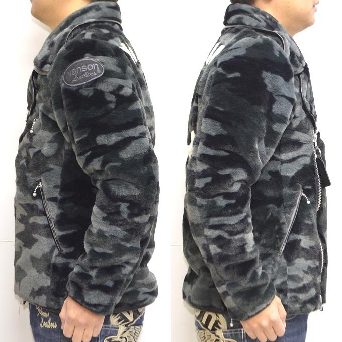 VANSON（バンソン） VANSON NVJK-2108 ボアライダースジャケット