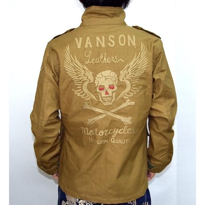 VANSON（バンソン） VANSON NVSL-611 M-65シャツ 長袖シャツ
