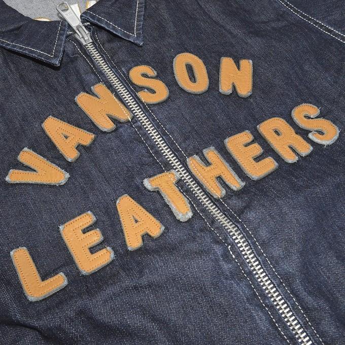 VANSON（バンソン） VANSON NVSS-2405 50周年記念 レザー使い ジップ