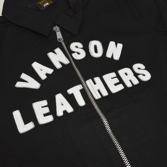 □新品vansonバンソン 50周年記念モデルスペシャルSP半袖ZIPシャツ M