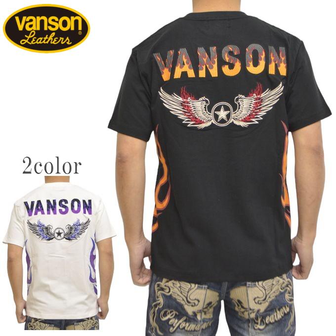 VANSON バンソン ベア天竺 半袖Tシャツ nvst-2406 VANSON（バンソン） VANSON NVST-2406 半袖Tシャツ ベア天竺 半袖TEE