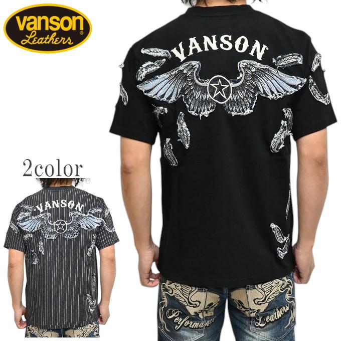 VANSON（バンソン） VANSON NVST-2514 半袖Tシャツ 天竺半袖TEE