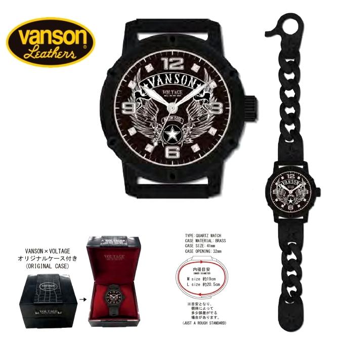 バンソン ヴォルテージ NVWC-2203 腕時計 フライングスター VANSON VOLTAGE オリジナルケース付 バイカー アメカジ ロック｜americanbass