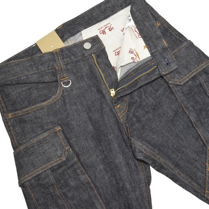 児島ジーンズ KOJIMA GENES RNB-117 13oz ダブルニー カーゴ 児島ジーンズ KOJIMA GENES RNB-117 13oz ダブルニー カーゴ