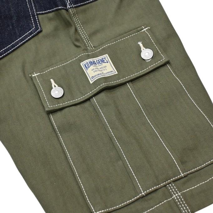 児島ジーンズ KOJIMA GENES RNB-1429 クウォーター コンボ ショーツ