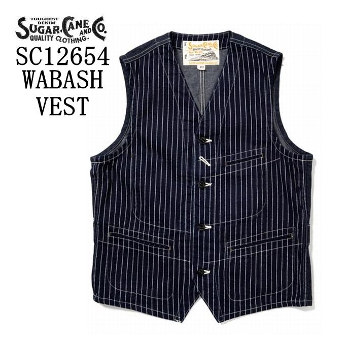 SUGAR CANE シュガーケーン SC12654 9oz ウォバッシュ ストライプ