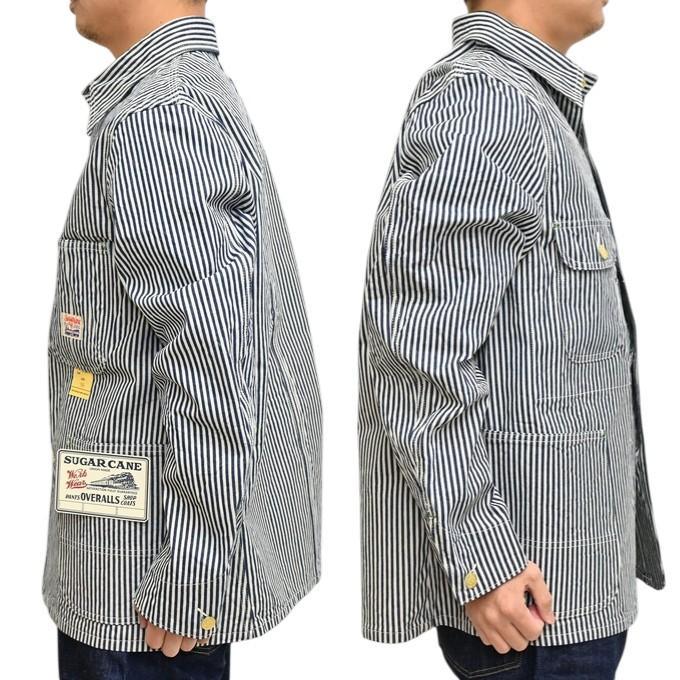 Sugar Cane シュガーケーン ヒッコリー オーバーオール USA製 SUGAR CANE シュガーケーン SUGARCANE [SC15656] 11oz. ヒッコリー