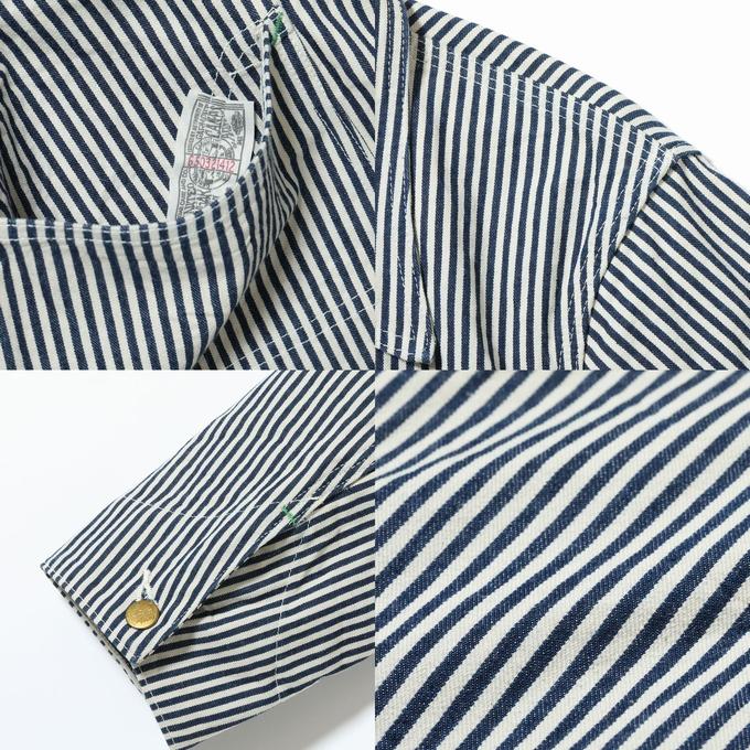 SUGAR CANE シュガーケーン SC15656 11oz ヒッコリー ストライプ