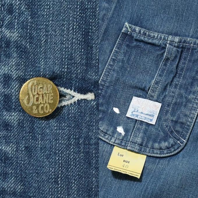 SUGAR CANE シュガーケーン SC15708 11oz ブルーデニム ワーク コート