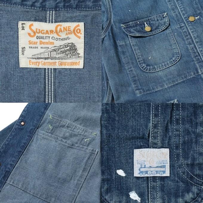 SUGAR CANE シュガーケーン SC15708 11oz ブルーデニム ワーク コート