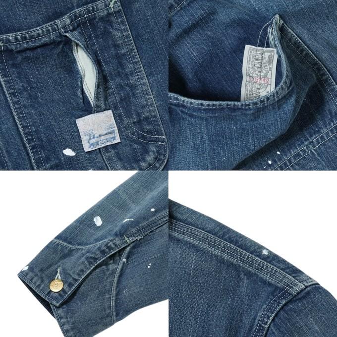 い*ラ様 SUGAR CANE ダークブルー カバーオール SUGAR CANE シュガーケーン（SUGAR CANE）カバーオール 11oz BLUE