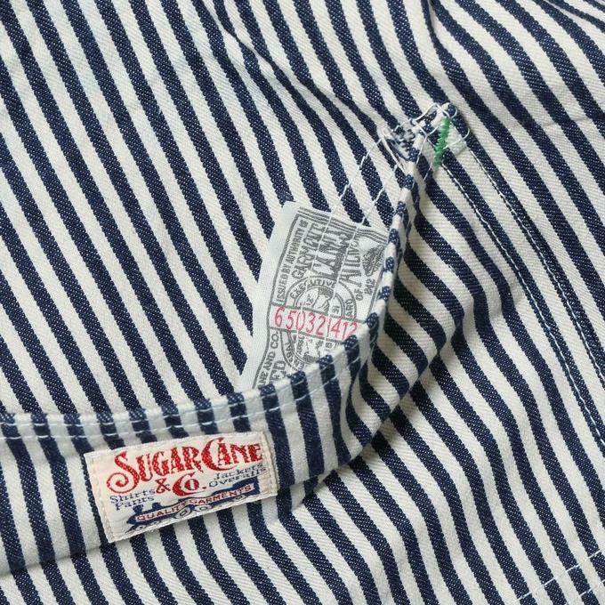 SUGAR CANE シュガーケーン SC42496 11oz ヒッコリーストライプ ワーク