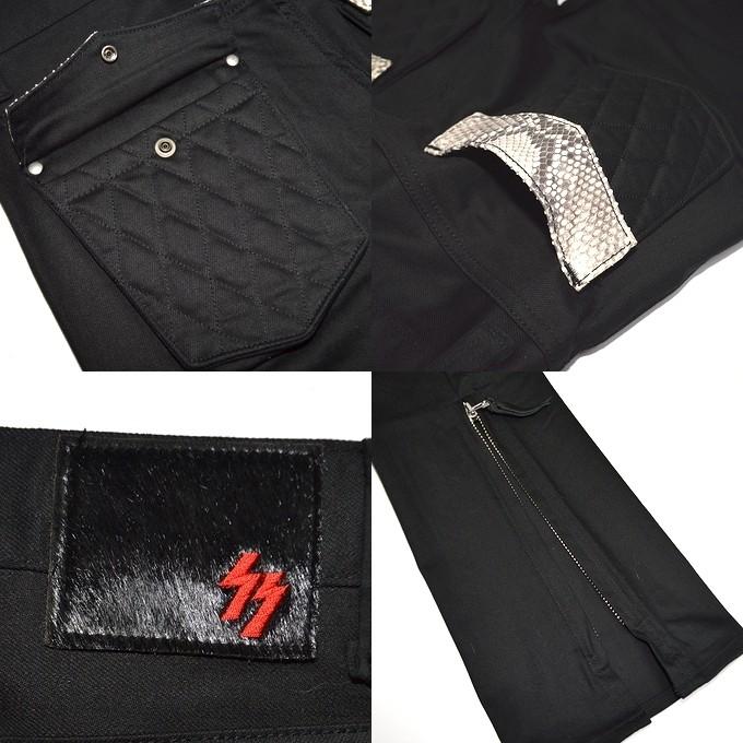 SKULL FLIGHT スカルフライト ボトムス パンツ TYPE2 PYTHON FLAP TYPE