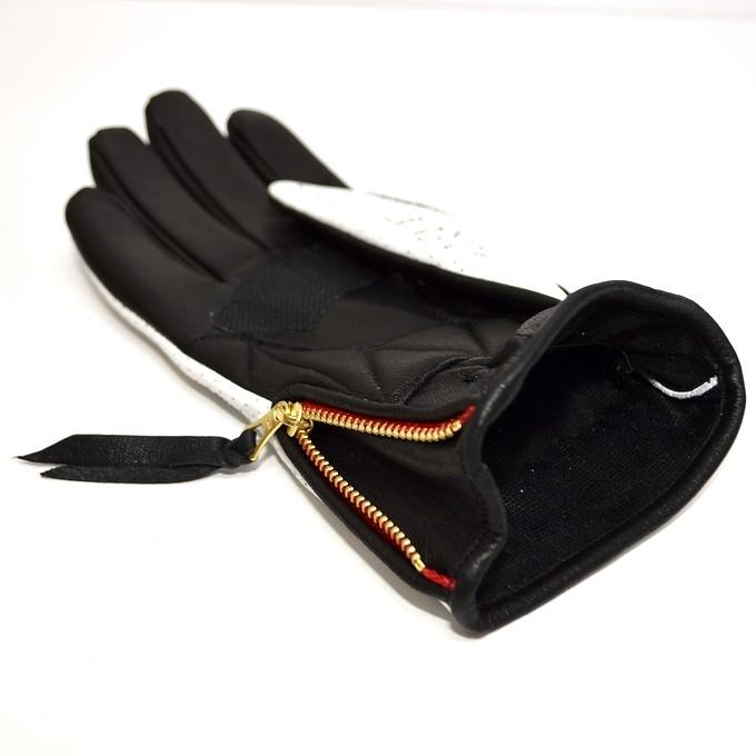 SKULL FLIGHT スカルフライト パンチングメッシュ オールレザー