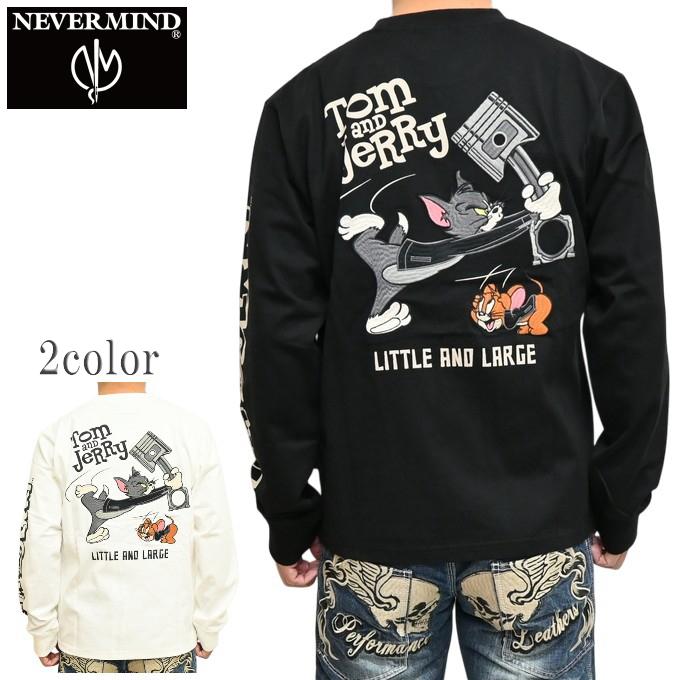 NEVER MIND ネバーマインド トムとジェリー TJN-2601 天竺 長袖T