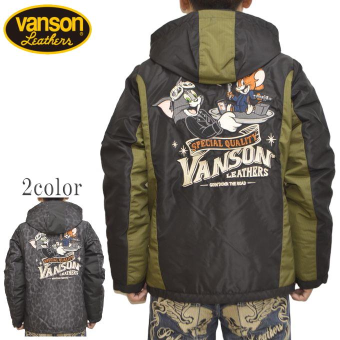 VANSON（バンソン） トムとジェリー TJV-2341 切替ナイロン ジャケット