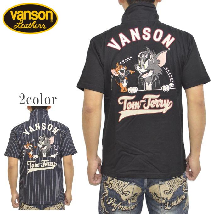 VANSON（バンソン） VANSON TOM and JERRY TJV-2411 半袖ポロシャツ