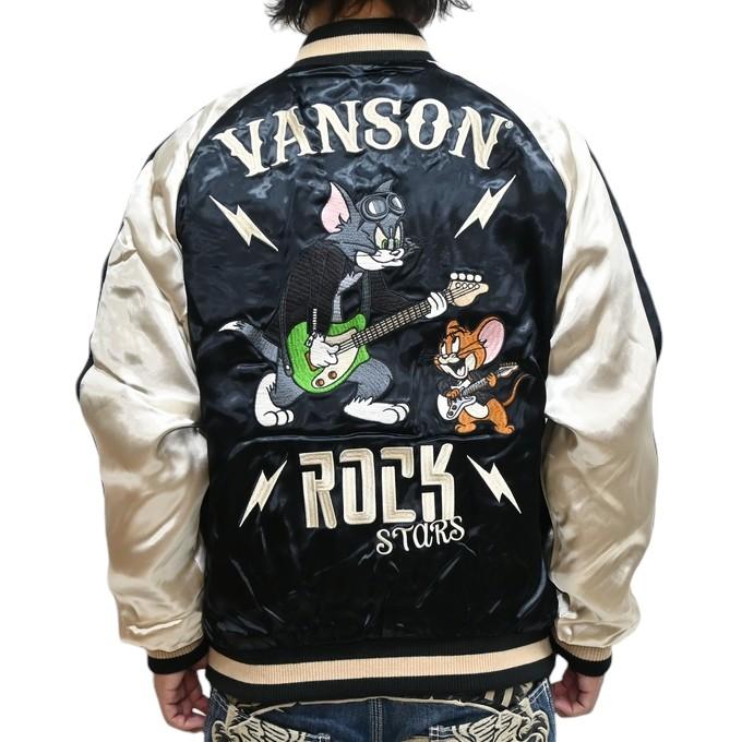 VANSON バンソン トムとジェリー TJV-2444 スカジャン ファー VANSON バンソン トムとジェリー TJV-2444 スカジャン ファー