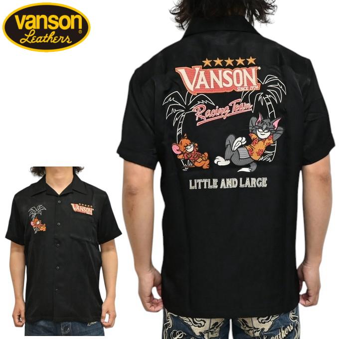 VANSON（バンソン） トムとジェリー TJV-2520 レーヨン 半袖シャツ