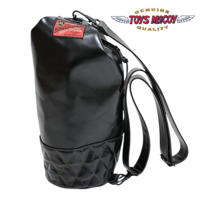トイズマッコイ　レザーダッフルサック ブラック TOYS McCOY（トイズマッコイ） トイズマッコイ#TMA2423 レザーダッフル