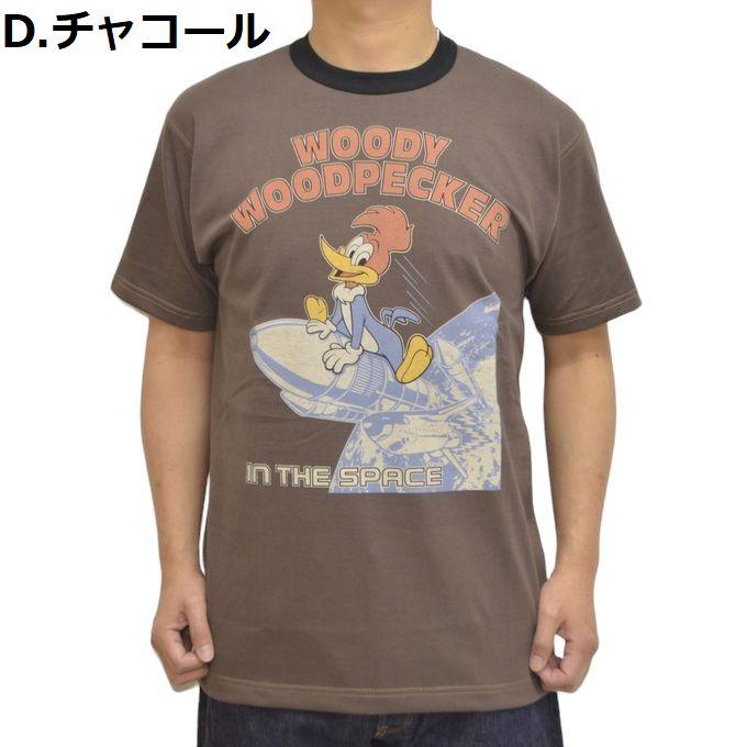 トイズマッコイ TOYS McCOY TMC2408 半袖Ｔシャツ ウッディ ウッドペッカー WOODY WOODPECKER IN THE SPACE メンズ トップス｜americanbass｜05