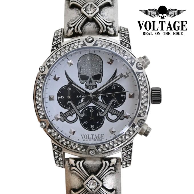 ヴォルテージ VOLTAGE 腕時計 VO-028AS-01M メタルブレスレット ロック  