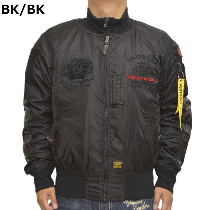 VANSON バンソン VS23108W MA-1 ジャケット プロテクター入り VANSON バンソン VS23108W MA-1 ジャケット プロテクター入り