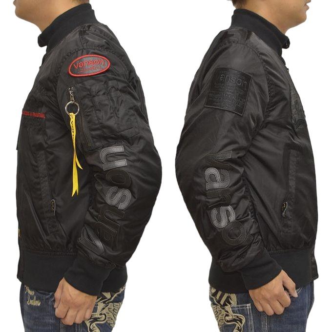 VANSON バンソン VS23108W MA-1 ジャケット プロテクター入り VANSON バンソン VS23108W MA-1 ジャケット プロテクター入り