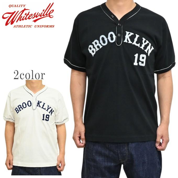 WHITESVILLE ホワイツビル WV79687 半袖Tシャツ ヘンリーネック T